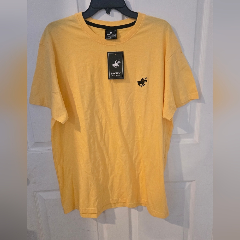 Pacifica Yellow Short Sleeve Men's Tee